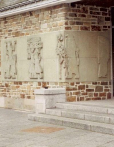 Bas-relief, 1958, Mairie, Caudan