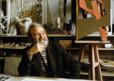 Pellerin in his private atelier at the École des Beaux-Arts, Rennes