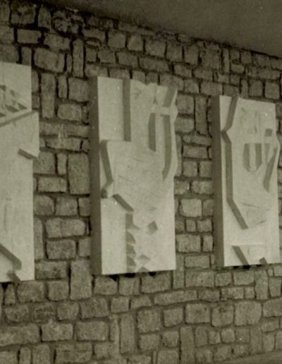 4 bas-reliefs, 1960, Lycée, Vannes