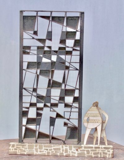 Maquette with scale figure, 1964, Collège d’Enseignement Technique, Pontivy