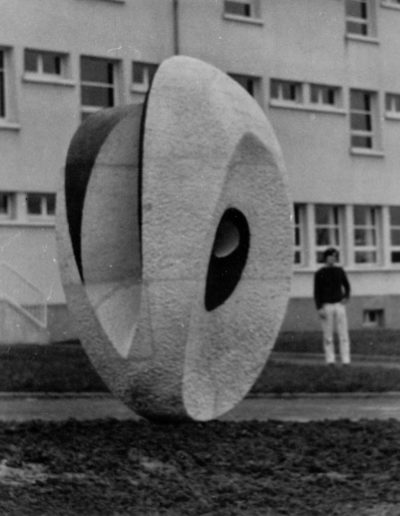 Sculpture in the round, 1969, Collège, Saint-Méen-le-Grand