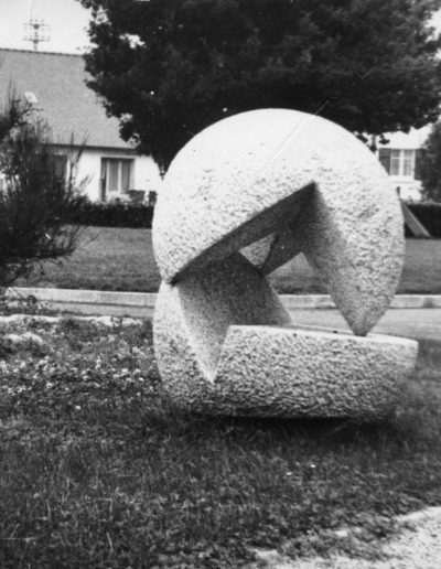 Sculpture in the round, 1973, Collège Beaufeuillage, Saint-Brieuc