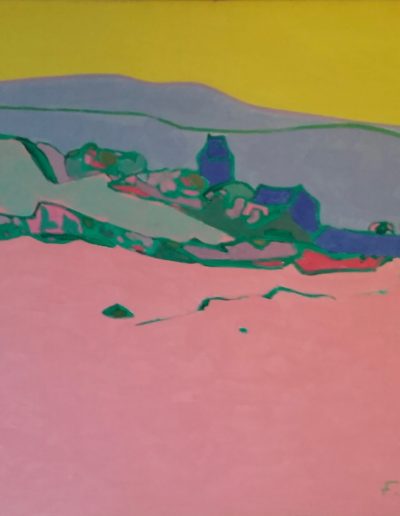 Aubrac, acrylic on canvas, 1977