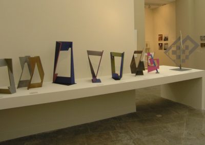 Exhibition at the Musée des Beaux-Arts de Rennes, 2005. Exhibition design: Eric Morin